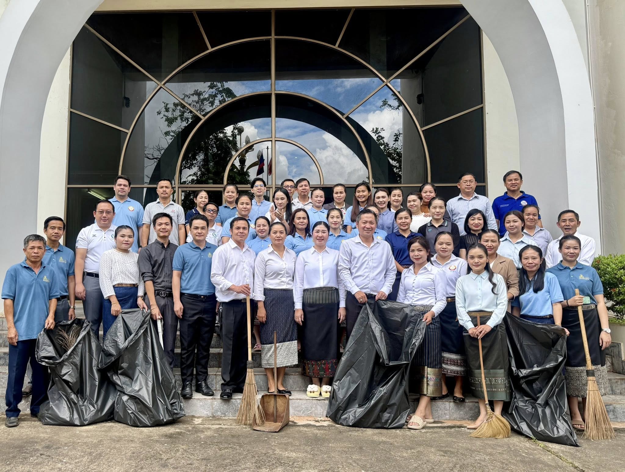 03 ອົງການຈັດຕັ້ງມະຫາຊົນ ກະຊວງເຕັກໂນໂລຊີ ແລະ ການສື່ສານ ສ້າງຂະບວນການອະນາໄມລວມ