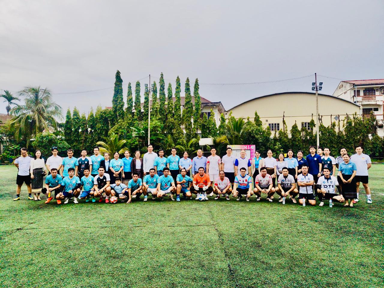 04 ພາກສ່ວນ ພາຍໃນ ກະຊວງເຕັກໂນໂລຊີ ແລະ ການສື່ສານ ຮ່ວມສ້າງຂະບວນການແຂ່ງຂັນກິລາບານເຕະມິດຕະພາບ