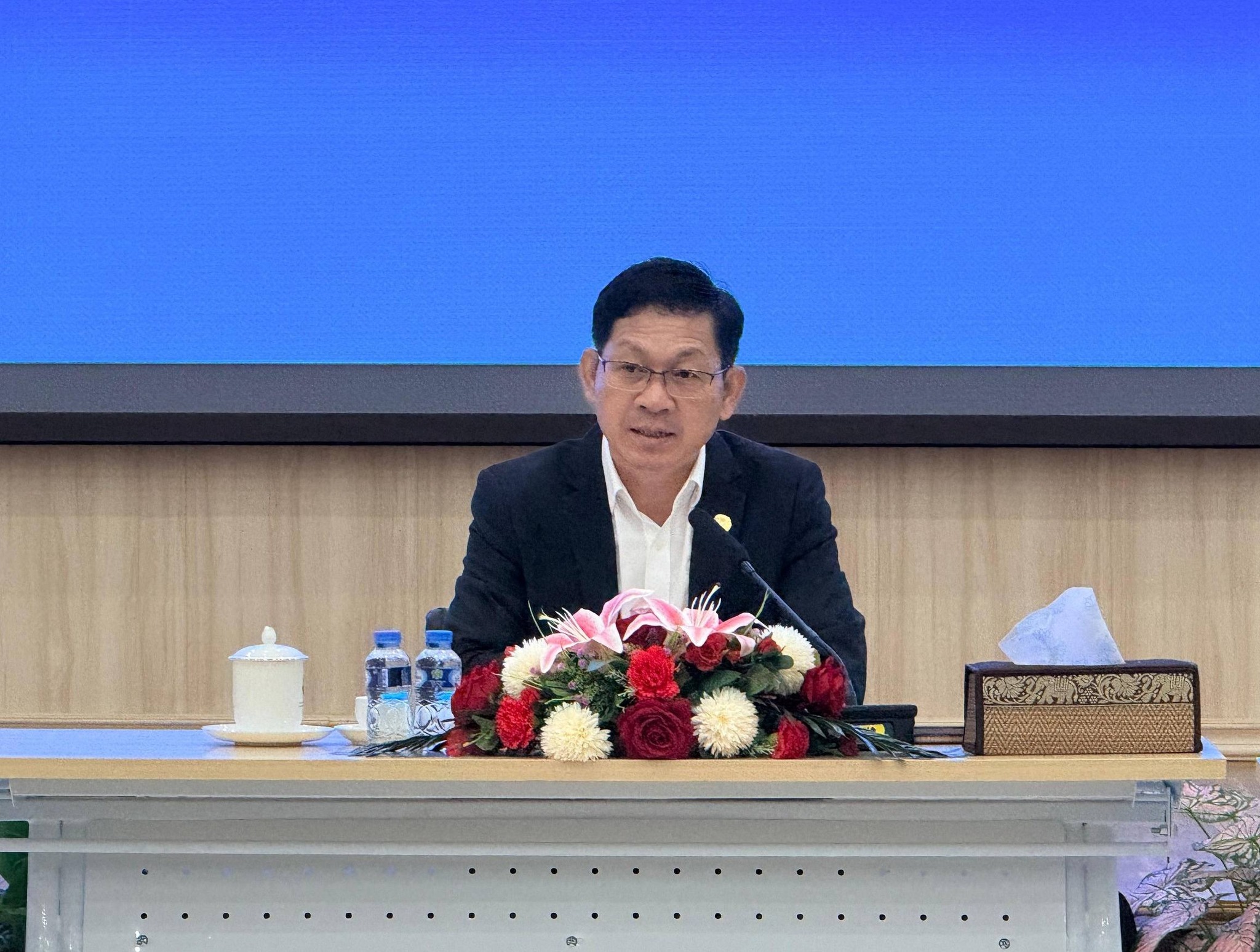 ຫ້ອງການ ກະຊວງເຕັກໂນໂລຊີ ແລະ ການສື່ສານ ທົບທວນຄືນວຽກງານ ປະຈໍາປີ 2025 ແລະ ວາງທິດທາງແຜນການ ປະຈໍາປີ 2026