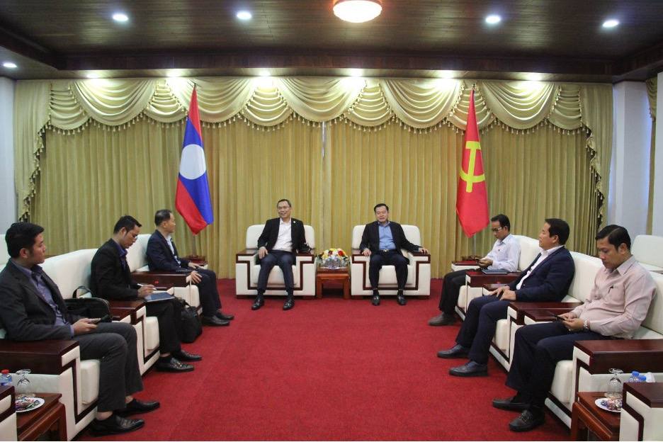 ຮອງລັດຖະມົນຕີ ກະຊວງເຕັກໂນໂລຊີ ແລະ ການສື່ສານ ລົງເຄື່ອນໄຫວວຽກງານ ຢູ່ ແຂວງ ຄຳມ່ວນ