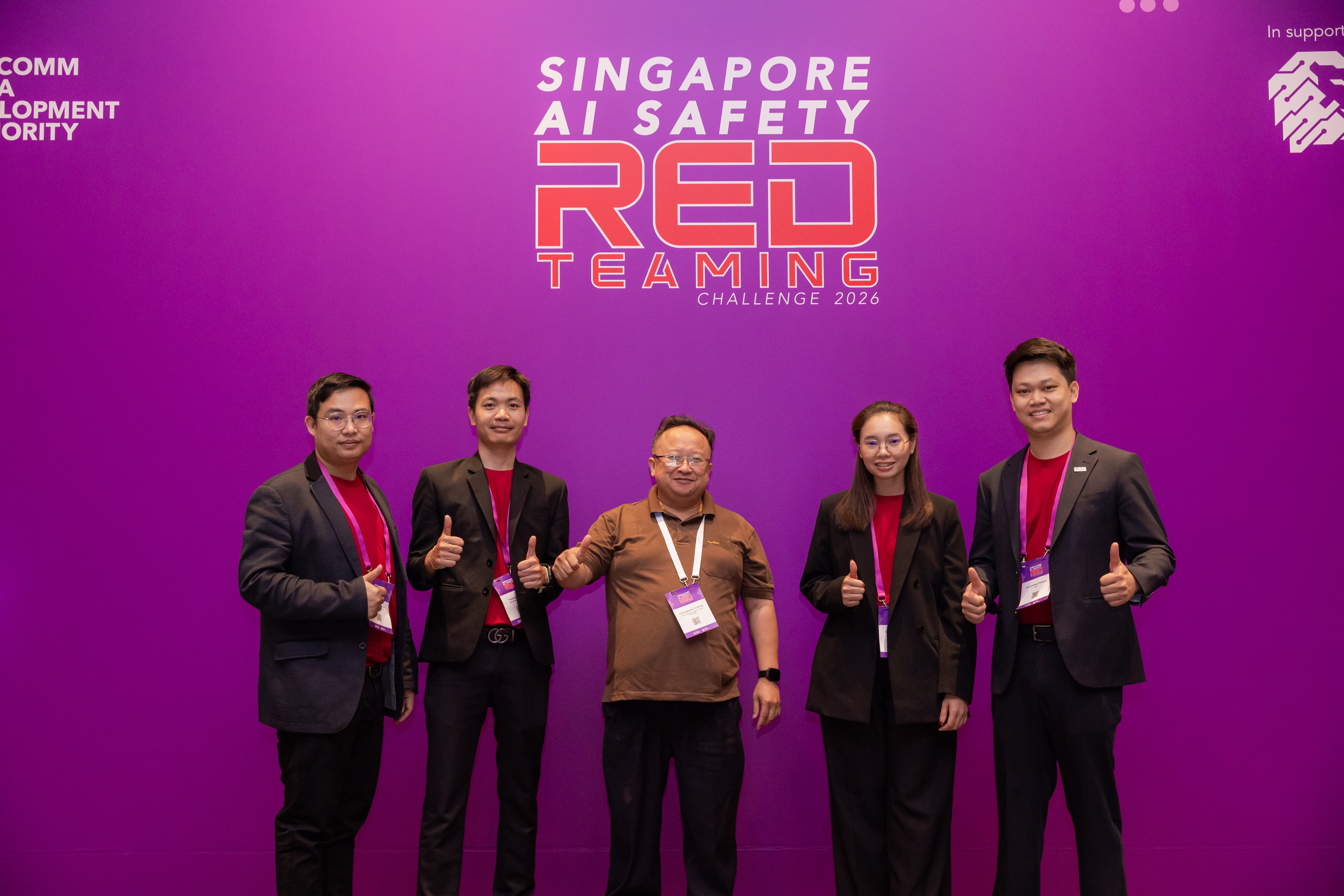 ກຕສ ຊະນະເລີດລາງວັນພິເສດໃນງານແຂ່ງຂັນ Singapore AI Safety Red Teaming Challenge 2026