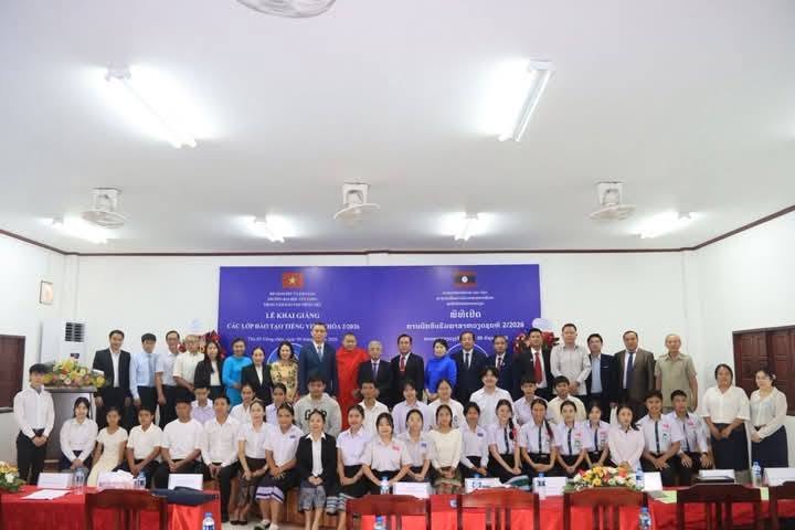 ເປີດການຝຶກອົບຮົມພາສາຫວຽດ ຊຸດທີ 2 ຢ່າງເປັນທາງການ